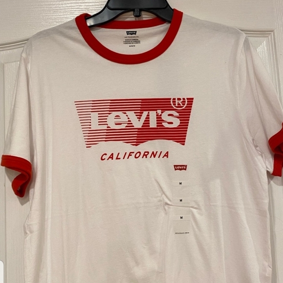 NWT RARE Levi's Retro Ringer T-Shirt - Medium - Picture 1 of 11